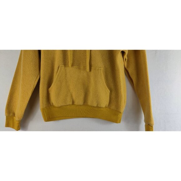Soft Serve Hoodie Mustard Yellow Gold Hoodie Fleece Sweatshirt Very Soft Fabric - Picture 4 of 10